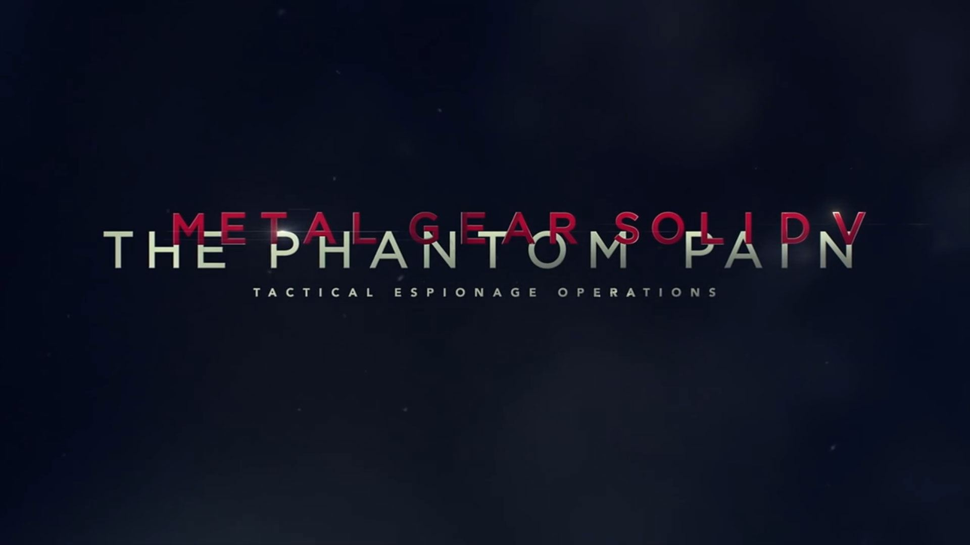 Metal Gear Solid V: The Phantom Pain