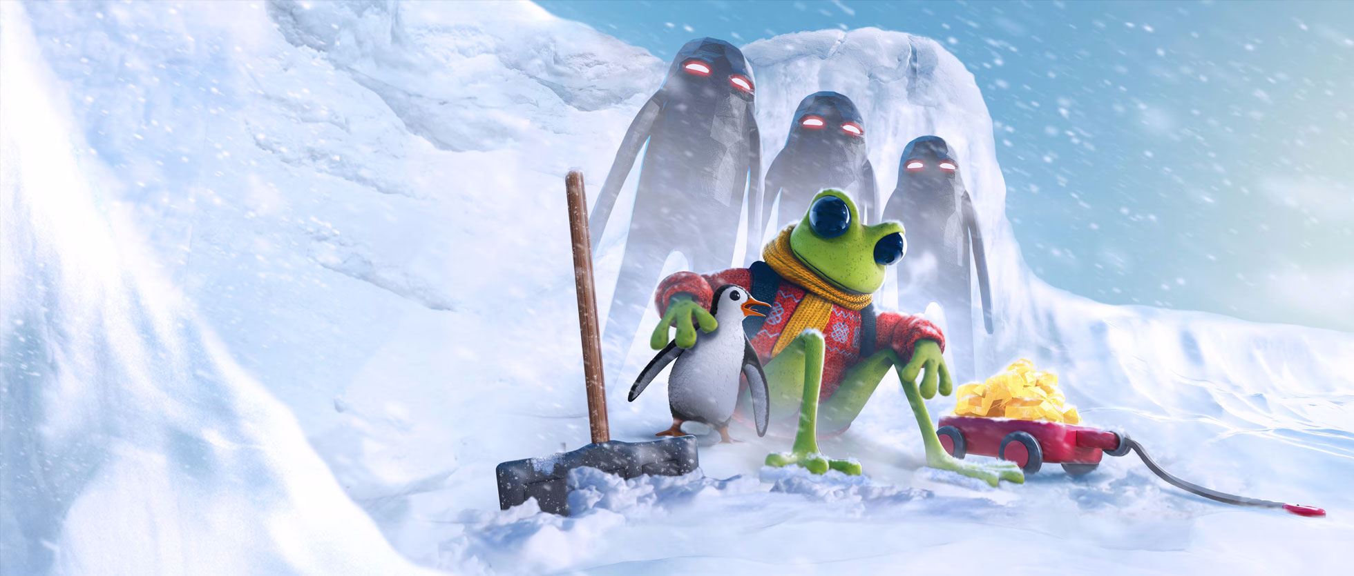 FROGGY HATES SNOW